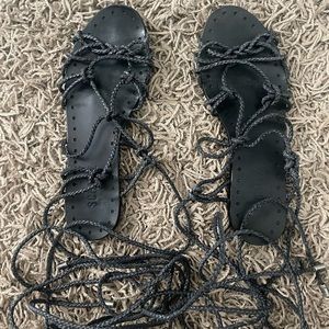 Kendall Jenner Schutz Strappy wrap sandals